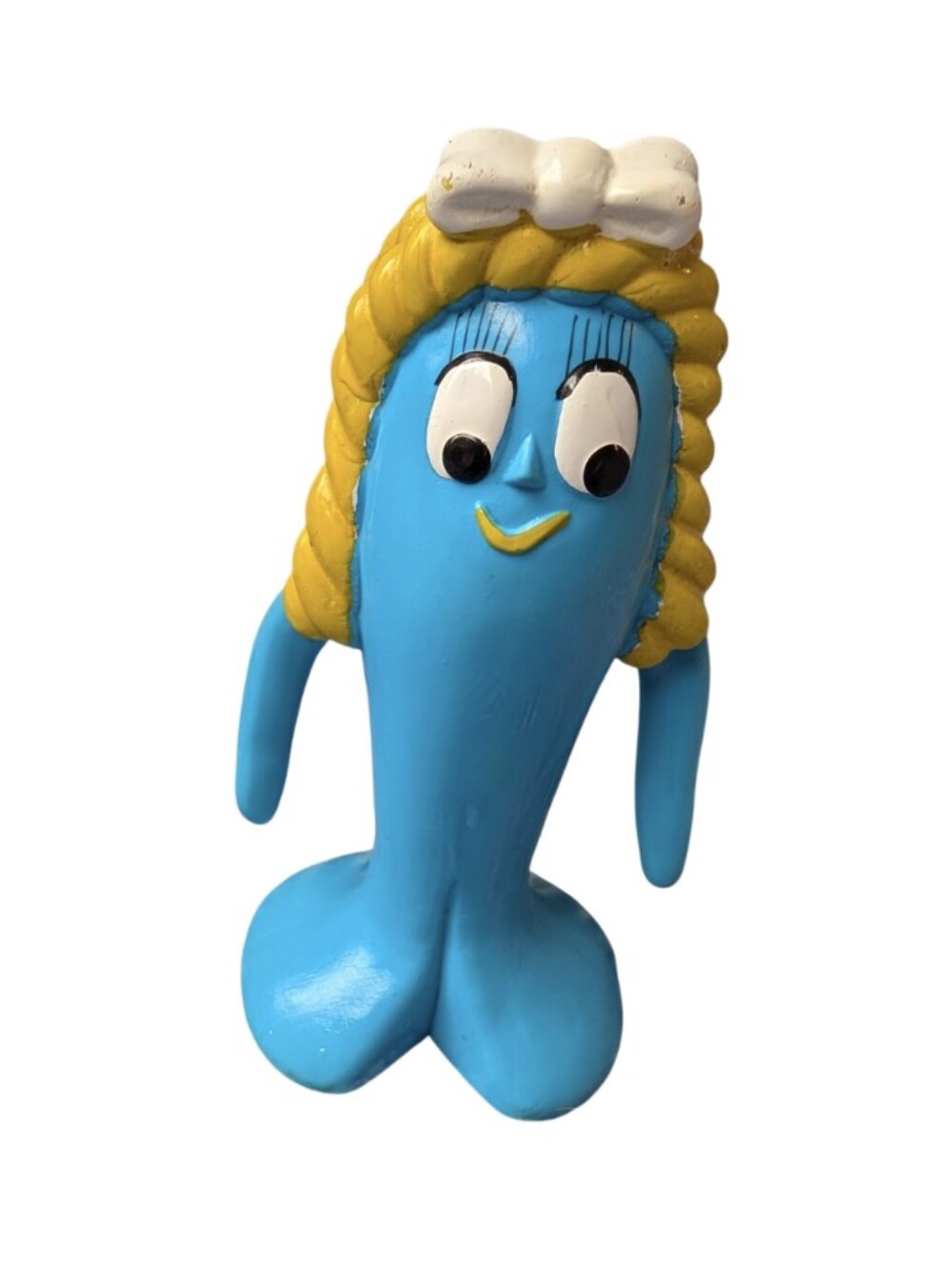 2 For $20 🩷 Gumby Toy 2001 Goo Blue Mermaid Bendy Figure